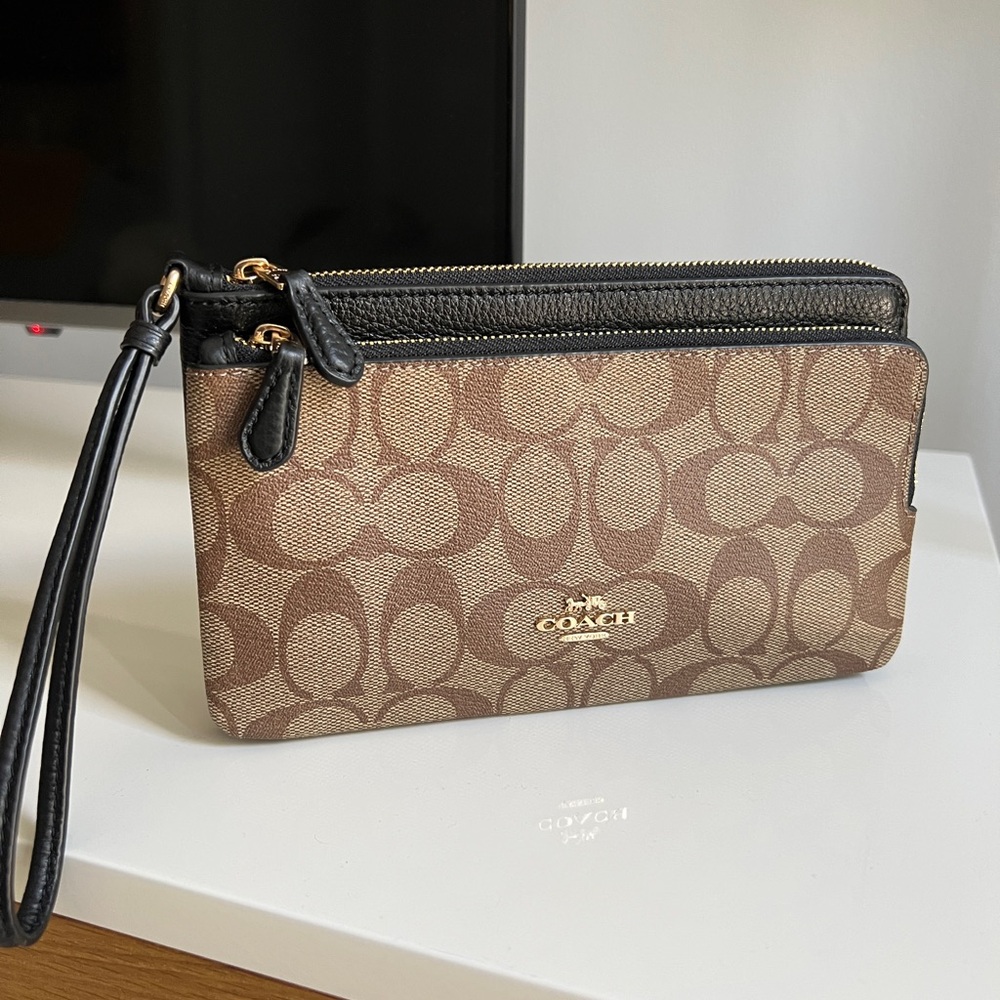 Coach Double Zip Wallet